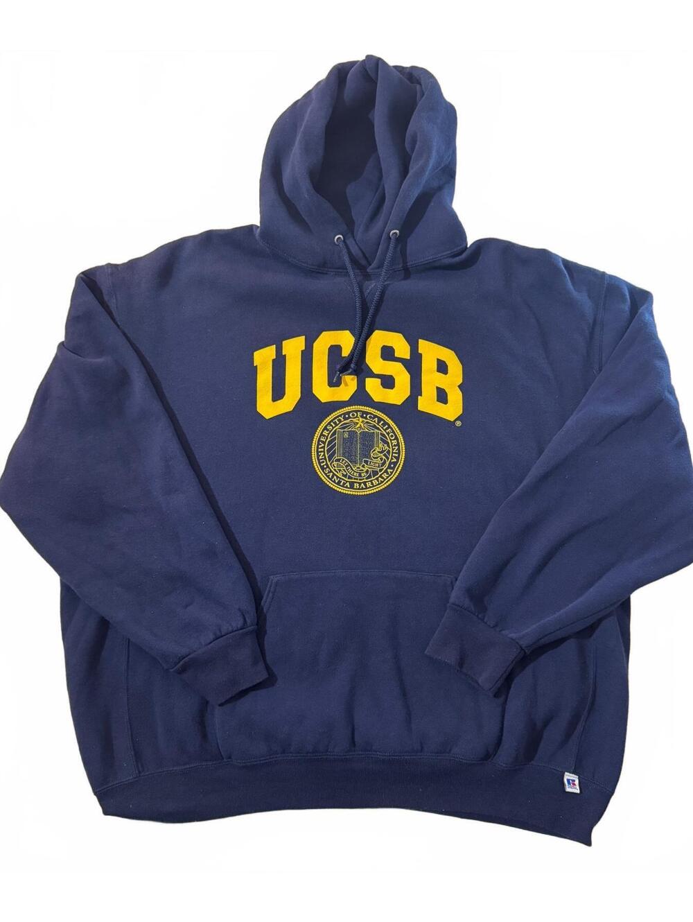 Cotton blend hoodie, Russell Athletic UCSB(UC Santa Barbara)